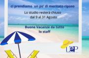 Chiusura per Ferie Estive